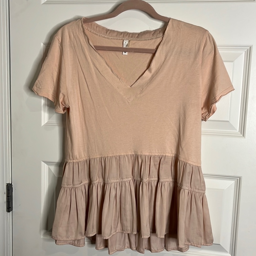 Pink Flowy Shirt